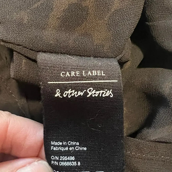 & OTHER STORIES Leopard Mini Dress size 0 - Picture 7 of 8